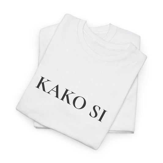 Kako Si Tshirt, How are you? Macedonian Cyrillic Language Tee, Embrace your heritage, Unisex Tees