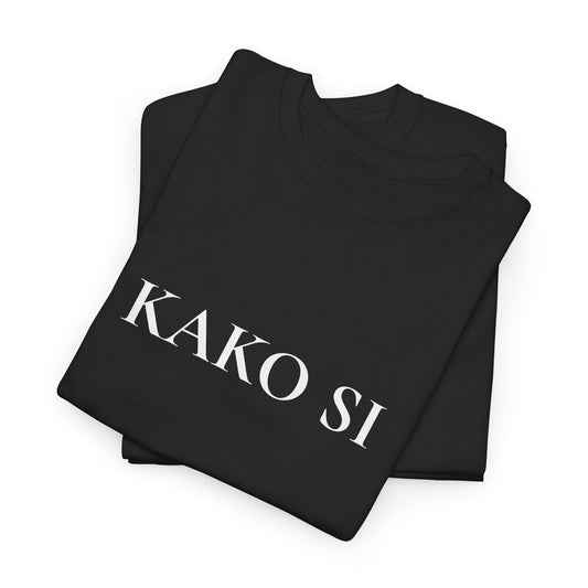 Kako Si Tshirt, How are you? Macedonian Cyrillic Language Tee, Embrace your heritage, Unisex Tees