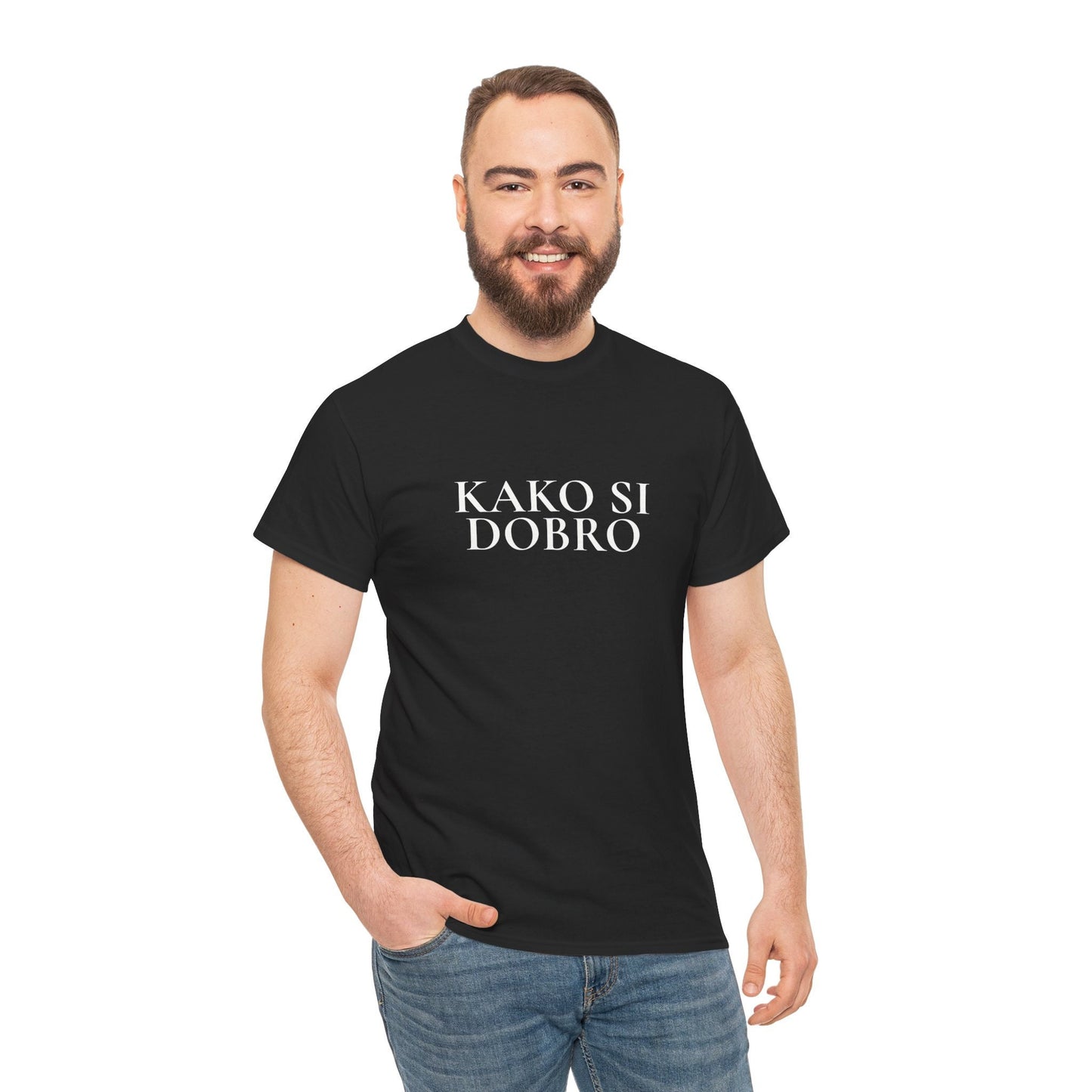 Kako Si Dobro Tshirt, How are you, Good, Macedonian Cyrillic Language Tee, Embrace your heritage, Unisex Tees