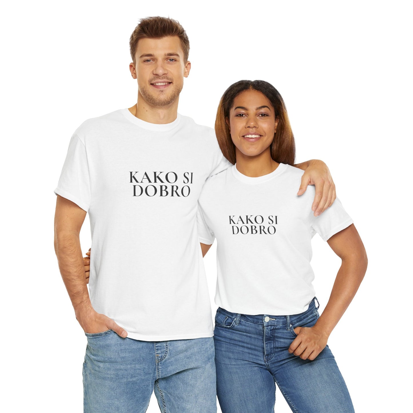 Kako Si Dobrp Tshirt, How are you, Good, Macedonian Cyrillic Language Tee, Embrace your heritage, Unisex Tees