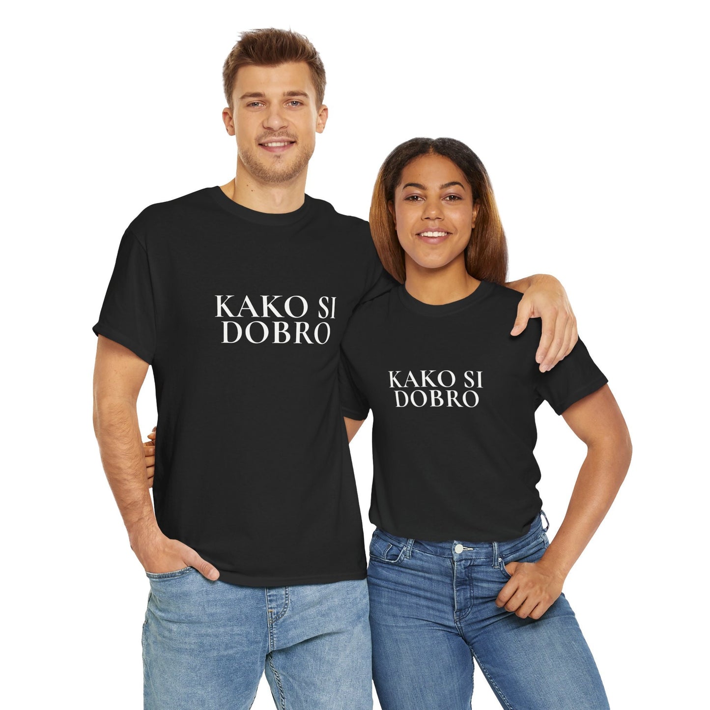 Kako Si Dobro Tshirt, How are you, Good, Macedonian Cyrillic Language Tee, Embrace your heritage, Unisex Tees